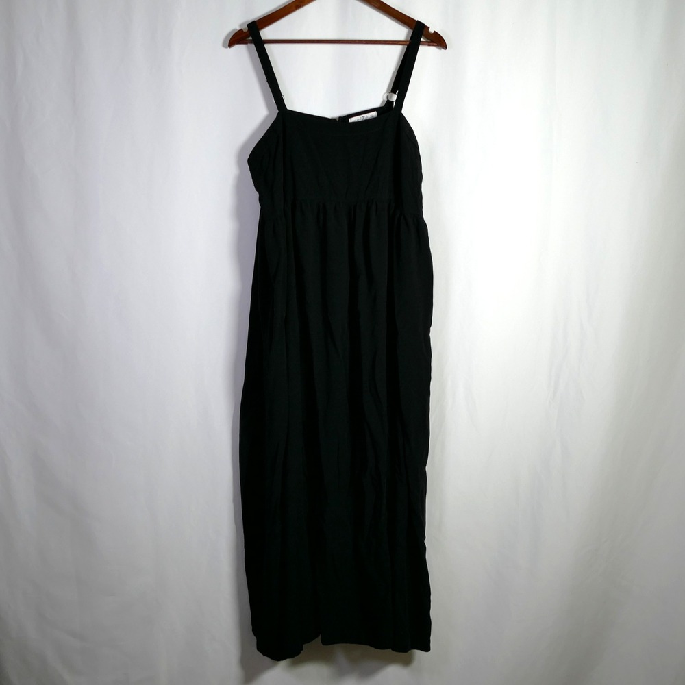 Natural Life Womens Lagenlook Side Slit Midi Dress Size XL Overall Minimalist